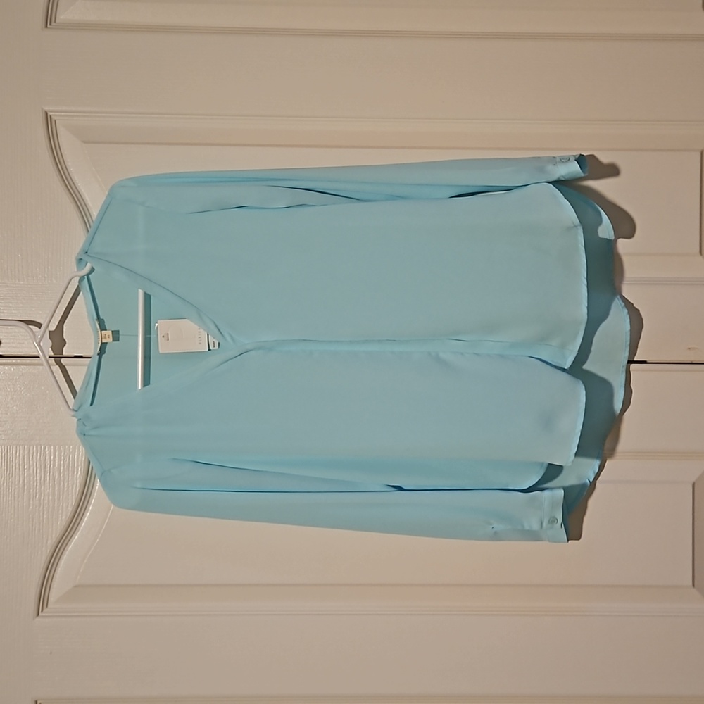Light blue blouse